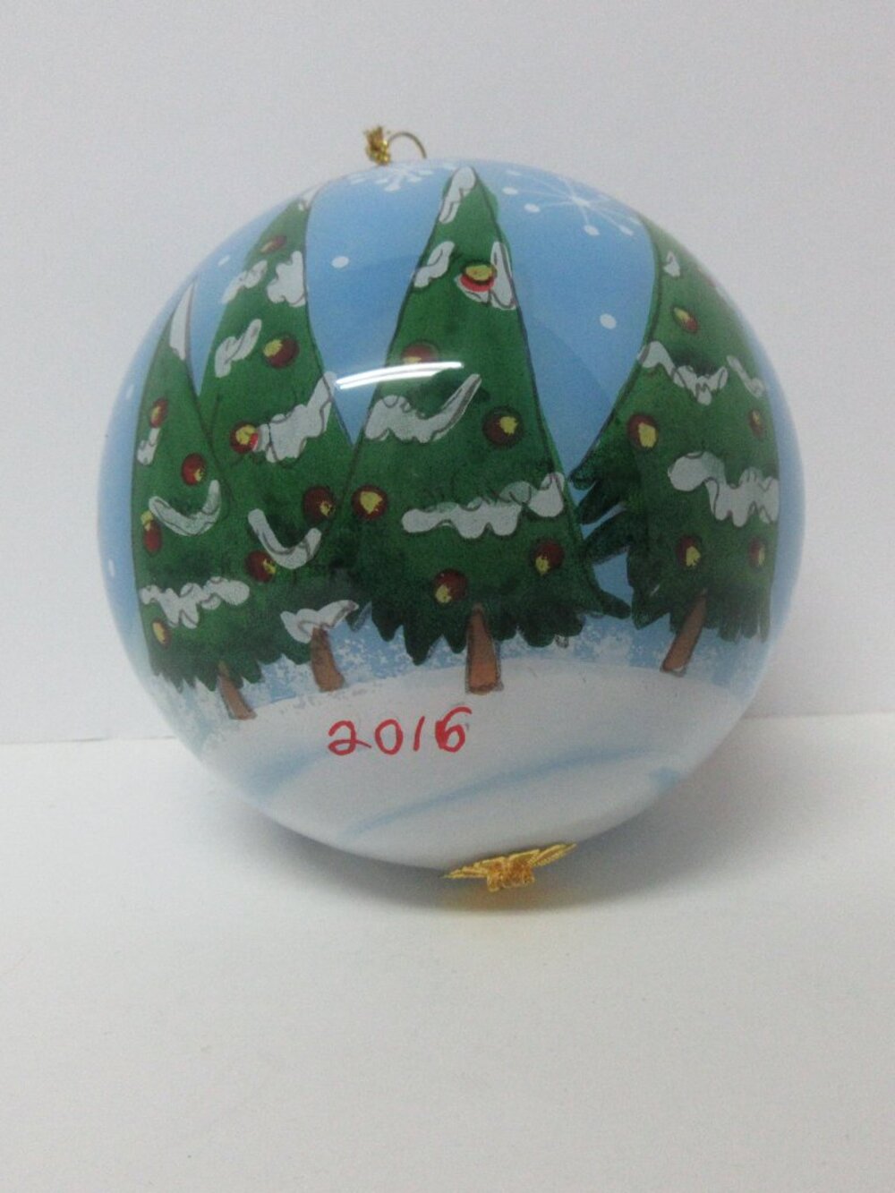 Pier 1 Li Bien Santa And Sleigh Christmas Ornament New In Box 2016